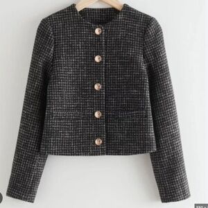 New condition. Classic chic tweed suit jacket & Other Stories.
